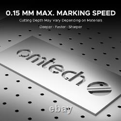100W MOPA Laser Marking Machine f/Metal Color Marking 4.3x4.3&6.9x6.9, Used