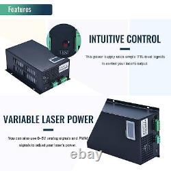 100W Power Supply for CO2 Laser Engraver Cutter Cutting Machines LCD Display