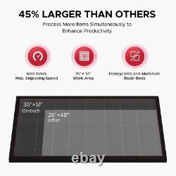 130W-150W 35x50 CO2 Laser Cutter Engraver Cutting Engraving Marking Machine