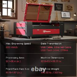 150W 35x50 CO2 Laser Cutting Engraving Engraver Cutter with 5000 Water Chiller