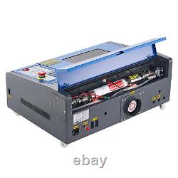 40W CO2 Desktop Laser Engraver 8x12 Engraving Machine w Red Dot Pointer Wheels