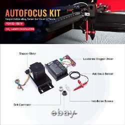 50W 60W 80W 100W CO2 Laser Engraver Cutter Auto Focus Kit Moterized Workbed
