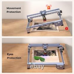 5W Laser Engraver Machine, 72w High Precision 0.06mm Laser Cutter and Engraving