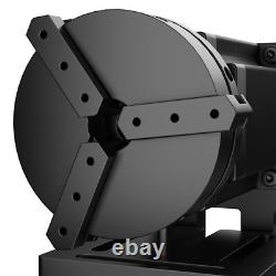 70mm Rotary Axis Attachment for Fiber Laser Engraver w 3 Jaw Rotary Chuck Used