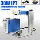 7.9x7.9in 30w Jpt Fibre Laser Marking Machine Metal Marking Machine+rotary Axis