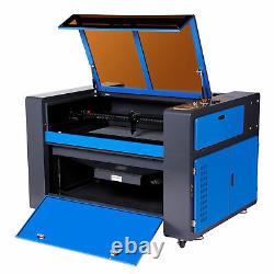 80W Omtech Upgraded 35x24 CO2 Laser Engraver Cutter Ruida Motorized Workbed