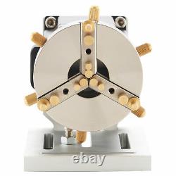 80mm Jewelry Marking Tool 90deg 360 Rotary Axis for Laser Engraving Machine DIY