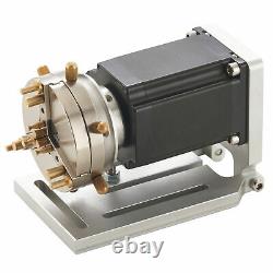 80mm Jewelry Marking Tool 90deg 360 Rotary Axis for Laser Engraving Machine DIY