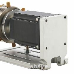 80mm Jewelry Marking Tool 90deg 360 Rotary Axis for Laser Engraving Machine DIY