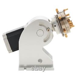 80mm Laser Marking Machine Rotary Axis Chuck for Rings Bracelets More 80deg 360