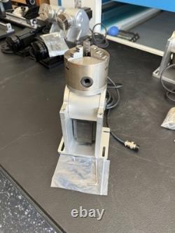 80mm Rotary 3 Jaw Axis Attachment for Fiber Laser Engraver. Omtech
