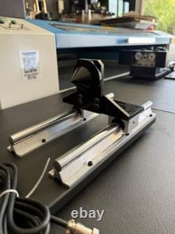 80mm Rotary 3 Jaw Axis Attachment for Fiber Laser Engraver. Omtech genuine