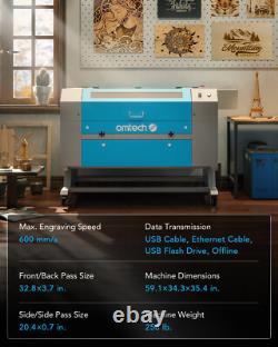 90W CO2 Laser Cutting Machine with28x20 Bed Autofocus&Ruida Controls Used 90W CO2 Laser Cutting Machine with28x20 Bed Autofocus&Ruida Controls Used