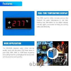 9L Industrial CW-3000 Water Chiller 40W 50W Laser Engraver Cutter Used