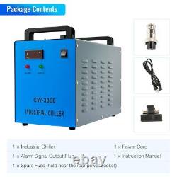 9L Industrial CW-3000 Water Chiller 40W 50W Laser Engraver Cutter Used
