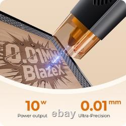 BlazeX M3 10W Laser Engraver Machine, 0.01mm Ultra-precision Laser Cutter