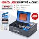 Co2 Laser Engraver 40w 8x12 Rotary Axis Comp Engraving Bed With Red Dot Pointer