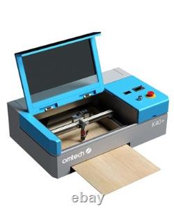 CO2 Laser Engraver 45W 12 x8 Desktop Cutter OMTech K40+ Adjustable 12x8 Machine