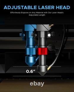 CO2 Laser Engraver 45W 12 x8 Desktop Cutter OMTech K40+ Adjustable 12x8 Machine