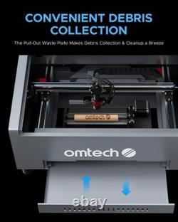 CO2 Laser Engraver 45W 12 x8 Desktop Cutter OMTech K40+ Adjustable 12x8 Machine
