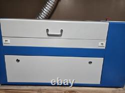 CW-3000 40watt Laser Engraving Machine with Industrial Chiller 20x28inch area