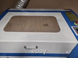 CW-3000 40watt Laser Engraving Machine with Industrial Chiller 20x28inch area