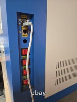 CW-3000 40watt Laser Engraving Machine with Industrial Chiller 20x28inch area