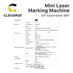 Cloudray 5W CNC Mini Laser Engraver ETSY DIY Desktop Marking Machine USA Stock