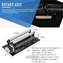 Cylinder Rotary Axis Attachment for CO2 Laser Engraver Cutter Engraving Machine