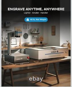 Galbo 30W Fiber Laser Marking Machine with Lightburn and Rotary Aix ±0.01mm