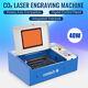 K40 8x12 Laser Engraver Marker Lcd Panel Laserdrw Water Pump Exhaust Pipe Usb