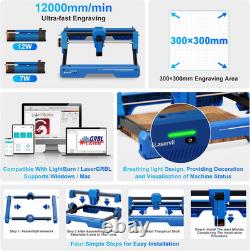 L1 Pro 7W Laser Engraver, 300X300Mm Working Area Laser Cutter