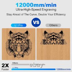 L1 Pro 7W Laser Engraver, 300X300Mm Working Area Laser Cutter
