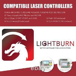 LIGHTBURNT Software for CO2 Laser Engraver Cutter Compatible Linux Windows Mac