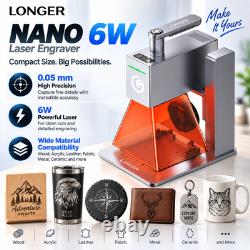 LONGER Nano 6W Portable Laser Engraver, High-Speed Laser Engraver Machine