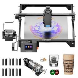 LONGER RAY5 20W Laser Engraver Cutter with Air Assist & Rotary Chuck Bundle
