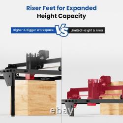 LONGER RAY5 20W Laser Engraver Cutter with Air Assist & Rotary Chuck Bundle