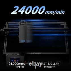LONGER RAY5 20W Laser Engraver Cutter with Air Assist & Rotary Chuck Bundle
