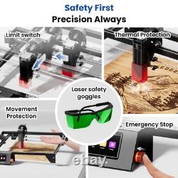 LONGER RAY5 20W Laser Engraver Cutter with Air Assist & Rotary Chuck Bundle