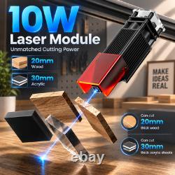 LONGER Ray5 10W Laser Engraver & Cutter, 24000mm/min, with Used Air Assist Kit