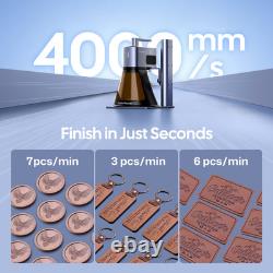 LaserPecker LP2 Plus Portable Laser Engraver Cutter With Rotary Roller 4000mm/s