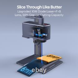 LaserPecker LP2 Plus Portable Laser Engraver Cutter With Rotary Roller 4000mm/s