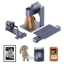 LaserPecker LP4 Portable Laser Engraver With Slide Rotary Extension For Metal