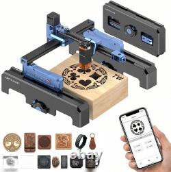 Laser Engraver 7000Mw App-Control Foldable Design with Height Extension and Prot