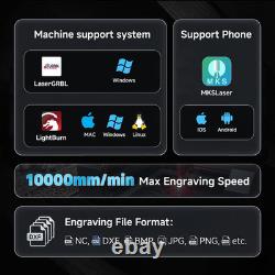Laser Engraver 7000Mw App-Control Foldable Design with Height Extension and Prot