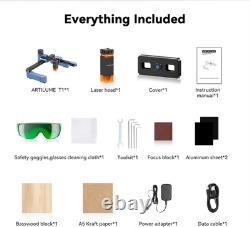 Laser Engraver 7000Mw App-Control Foldable Design with Height Extension and Prot