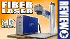 Monport 30w Fiber Laser Engraver Review Galvo Laser Metal Engraving Rotary