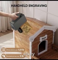 Monport 6W Diode Laser Marking Machine Electric Lifting Laser Engraver Handheld
