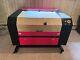 New Omtech Af2028-60 60w Co2 Laser Engraver Cutting Machine Chiller & Two Rotary