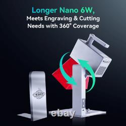 NOVODESK NANO 6W Laser Engraver Cutter Portable Desktop Wood Leather Machine New